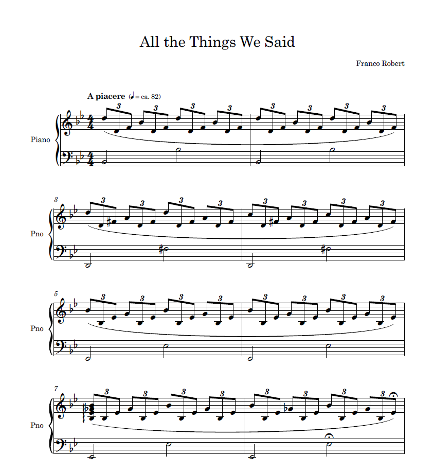 All the Things We Said