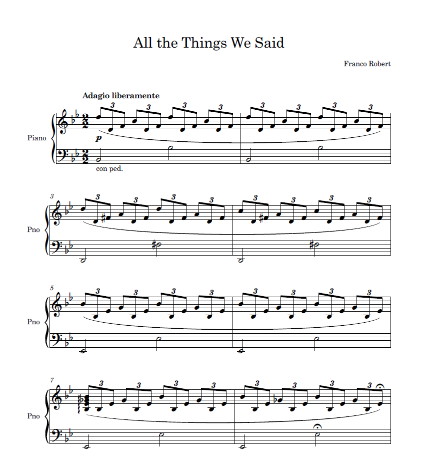 All the Things We Said