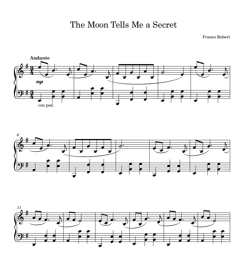 The Moon Tells Me a Secret