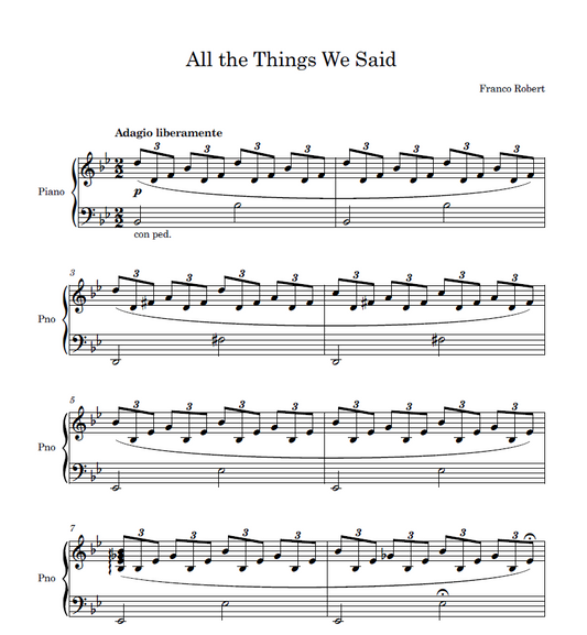 All the Things We Said