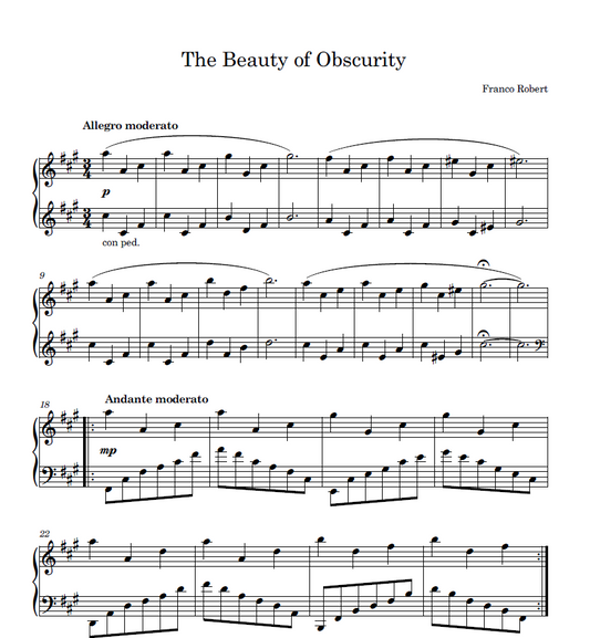 The Beauty of Obscurity